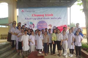 CHƯƠNG TRÌNH KHÁM BỆNH VÀ CẤP THUỐC MIỄN PHÍ CHO NGƯỜI DÂN TẠI XÃ THỊNH THÀNH