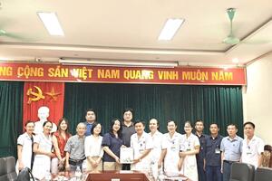 Đoàn công tác của Tổ chức y tế thế giới (WHO) phối hợp với đoàn chuyên gia từ Quỹ chăm sóc sức khỏe quốc tế Hàn Quốc (KOFIH) tới làm việc tại Bệnh viện đa khoa Yên Thành