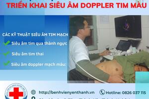 Kỷ thuật siêu âm tim mạch tại Bệnh viện đa khoa huyện Yên Thành